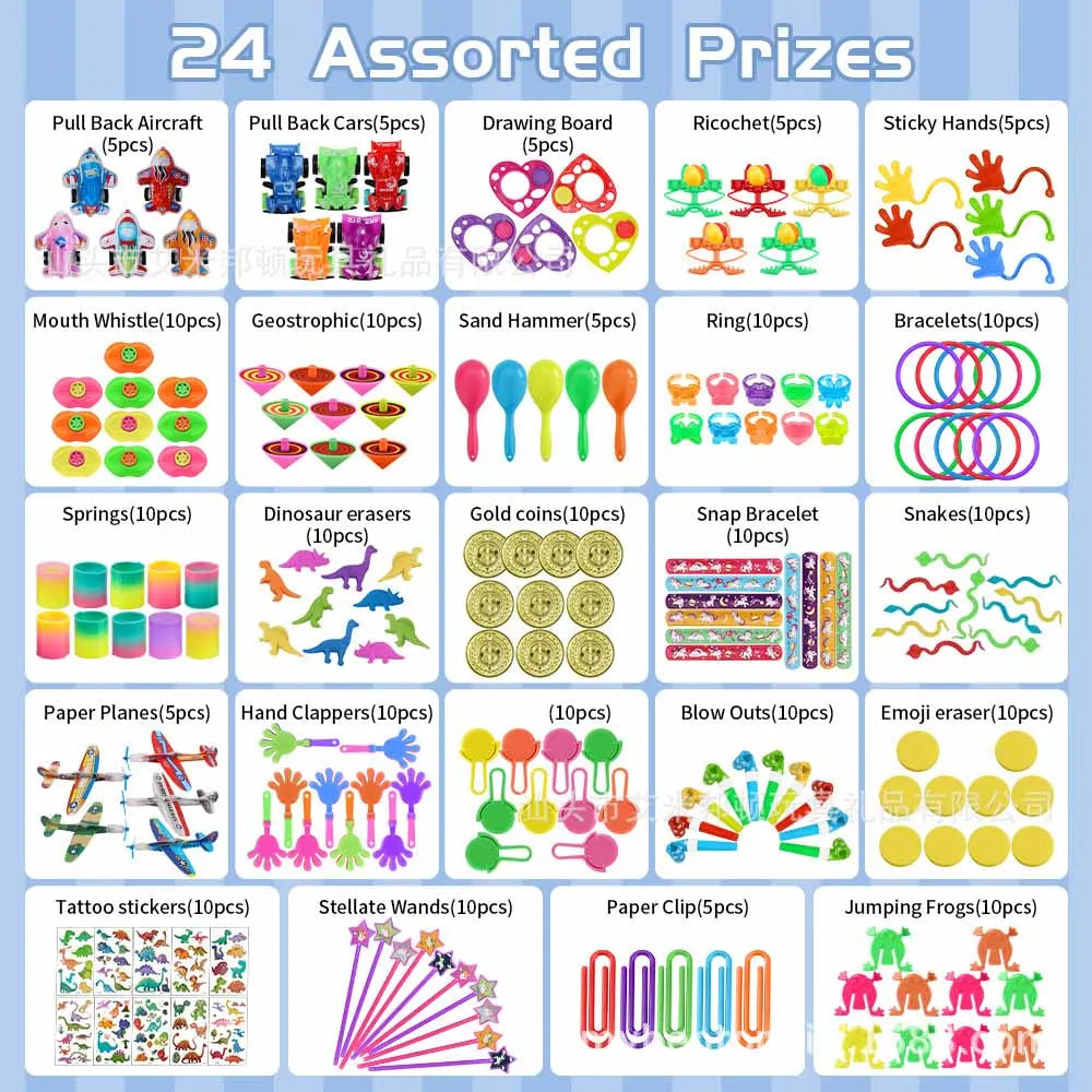 120/200Pcs/set Fun Pinata Fillers Small Bulk Toys Birthday Party Gift Favors Kids Puzzle Toy Event Party Game Giveaways Prizes