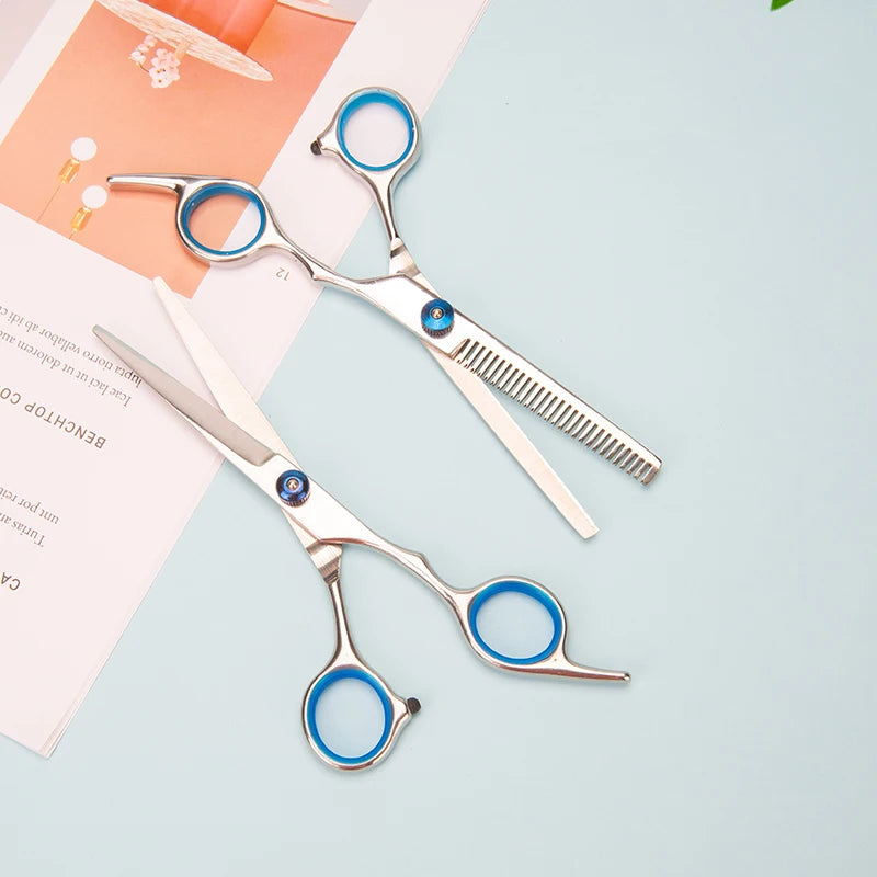 3 Styles Barber Scissors Hairdressing Tool for Cutting Hair Stainless Steel Barbershop Accessories Home Salon Haircut Tools