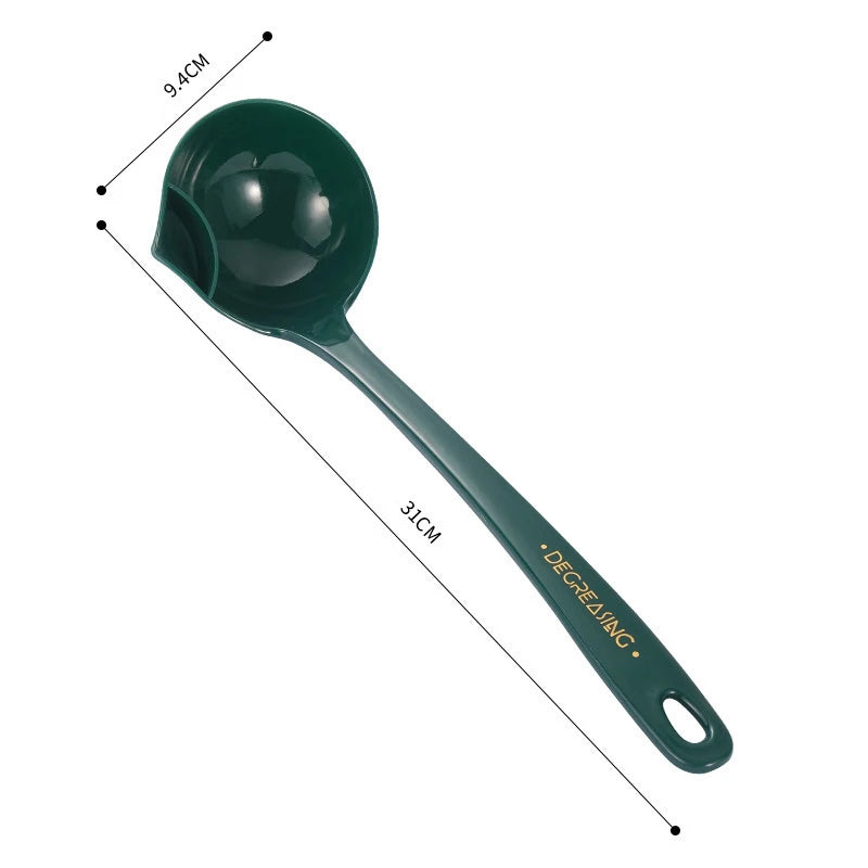 Long Handle Kitchen Filter Spoon Colander Oil Soup Separator Tablespoons creative Tableware Hot Pot Skimmer Scoop with Holes