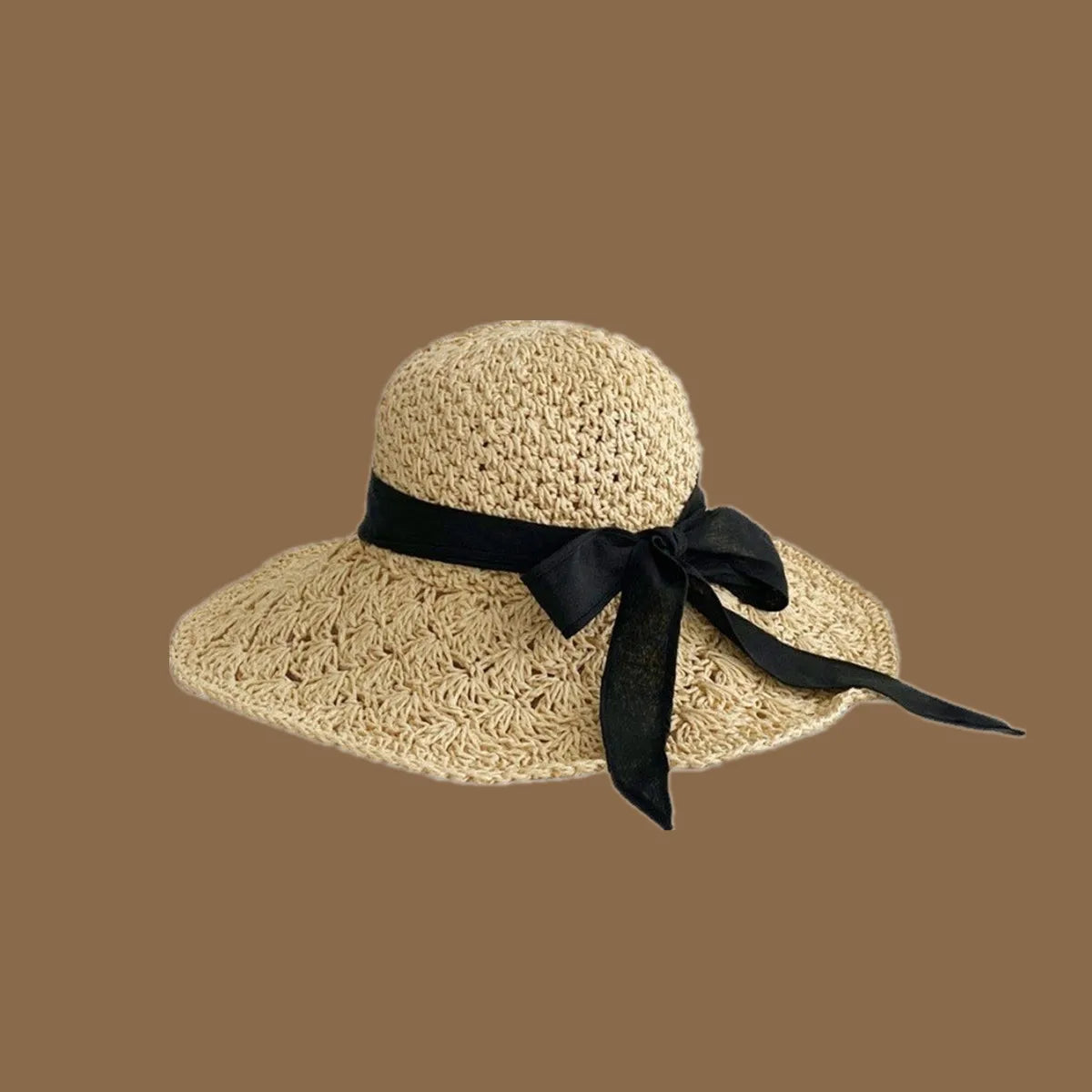 Korean Handmade Straw Hat For Women, Japanese Small fresh Sunshade Hat For Spring And Summer Outings, Sunscreen Hat
