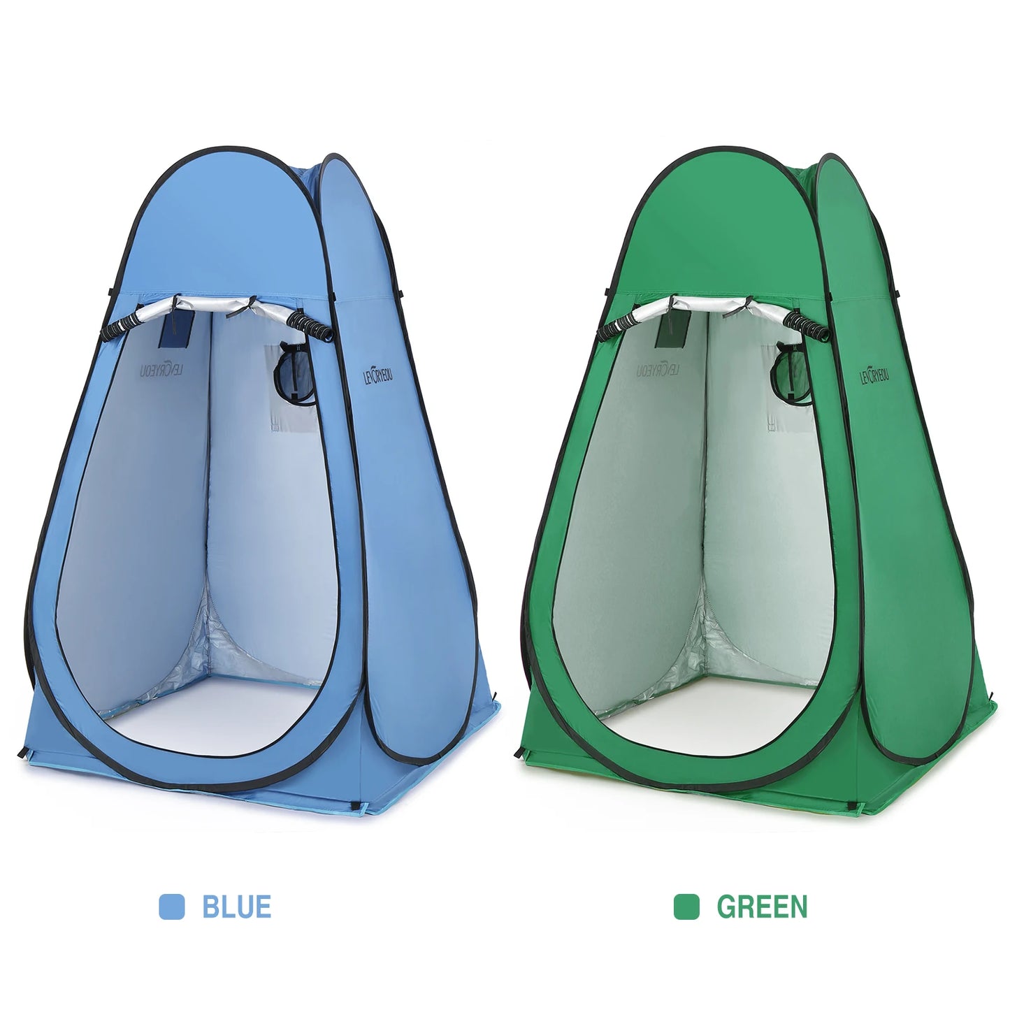 Pop Up Privacy Shelter Tent Portable Outdoor Camping Beach Instant Shower Toilet Changing Tent Sun Rain Shelter with Window