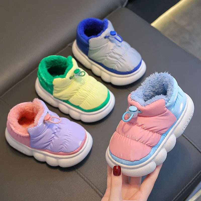 Multicolored Waterproof and Breathable Padded Shoes for Children-0