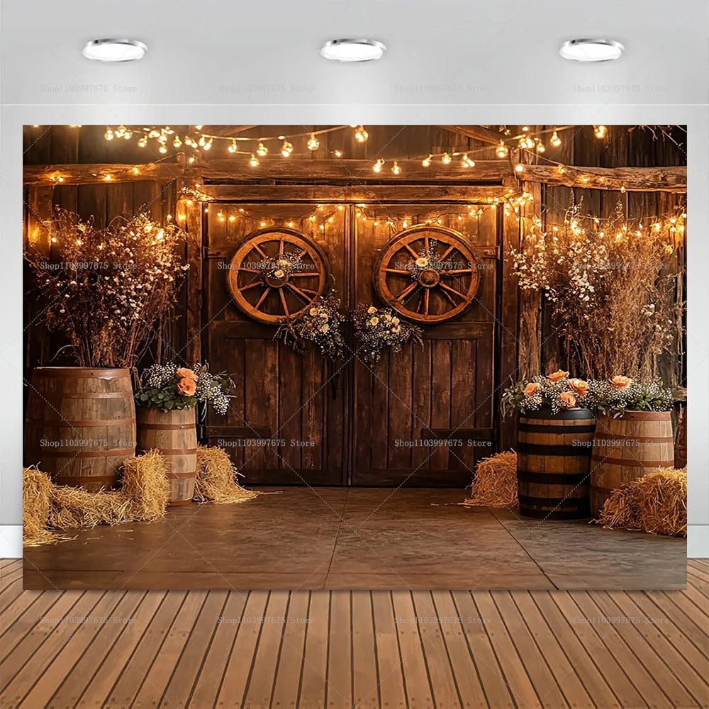 Mr & Mrs Rustic Wooden Backdrop Wedding Bridal Shower Bachelorette Party Decirations Photography Background Photo Booth Props