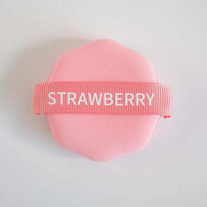 Guo Xiao Niu Niu Strawberry Biscuit air cushion puff dry and wet foundation super soft not eat powder big makeup sponge
