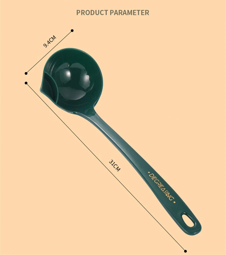 Long Handle Kitchen Filter Spoon Colander Oil Soup Separator Tablespoons creative Tableware Hot Pot Skimmer Scoop with Holes