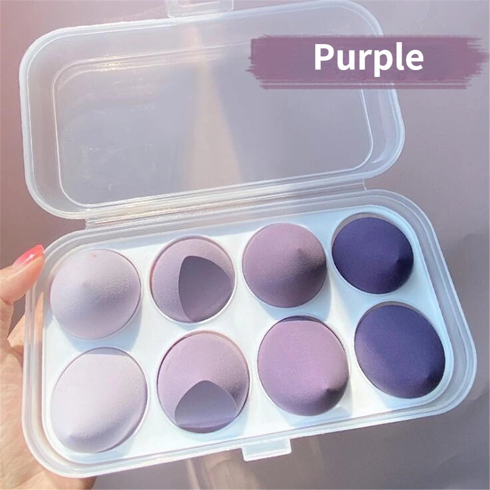 4pcs/bag Fashion Make up Blender Cosmetic Puff Makeup Sponge Foundation Powder Sponge Beauty Tool Makeup Tool Accessories