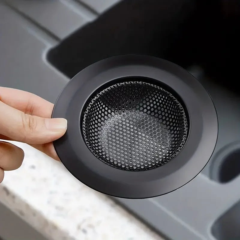 2Pcs Kitchen Sink Filter Stainless Steel Mesh Sink Strainer