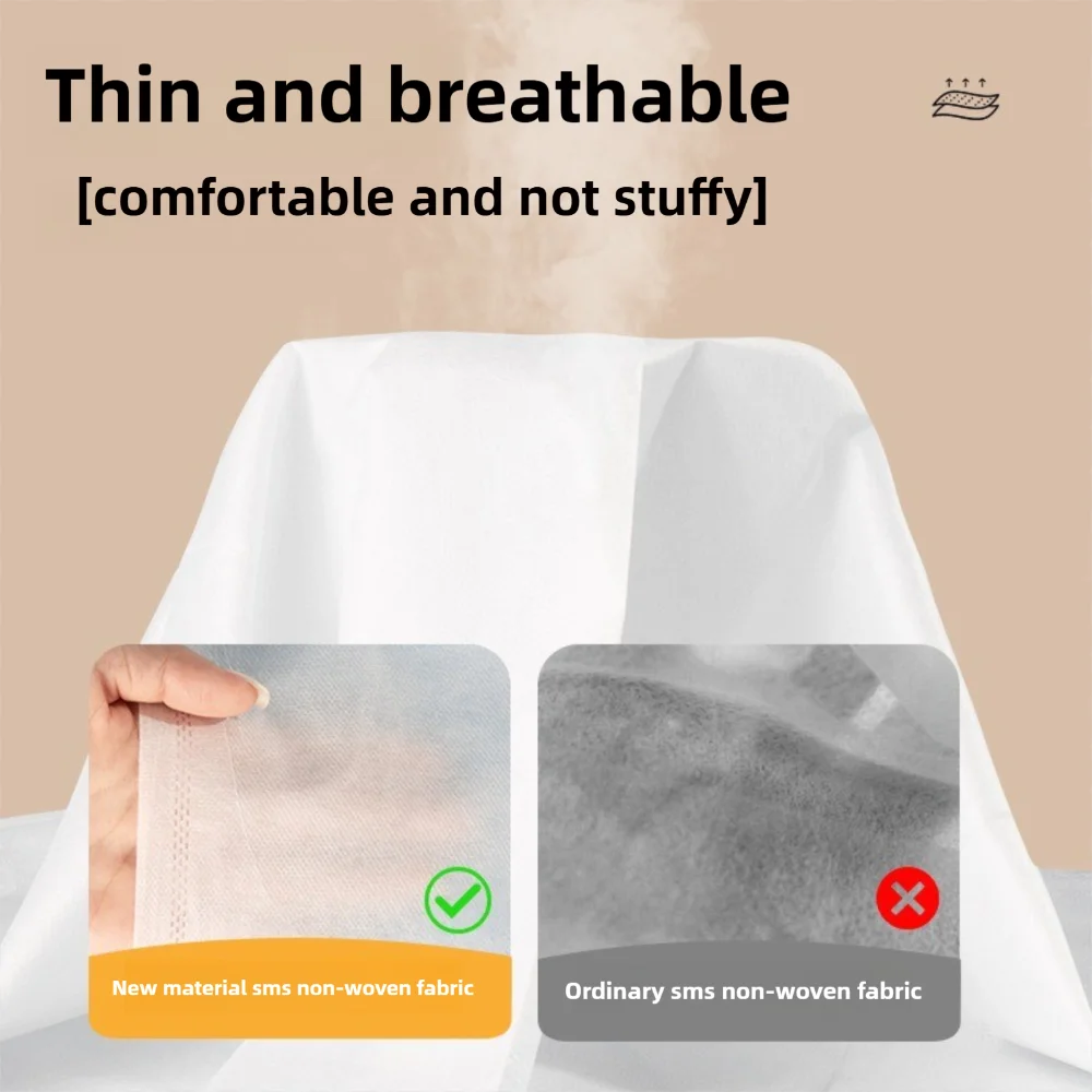 Soft Non-woven Disposable Fitted Sheet with Elastic Bands Single Bed Mattress Covers Non Slip Disposable Sheet Bed Cover Hotel
