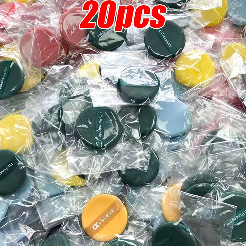 20pcs Strawberry Cosmetic Sponge Puff Double Side Soft Beauty Makeup Air Cushion Puffs Dry and Wet Use BB Cream Cosmetics Tools