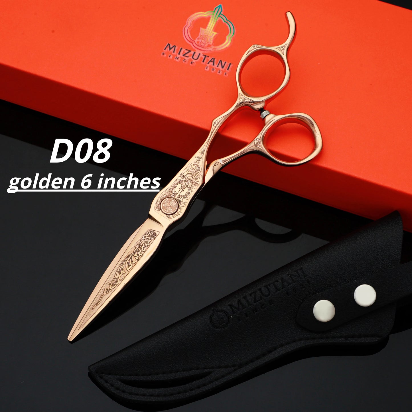 Japan Imported HIKARI Professional Barber Scissors Light Cut 6.3 Inches 172 Molybdenum Steel Structure Hair Stylist Special