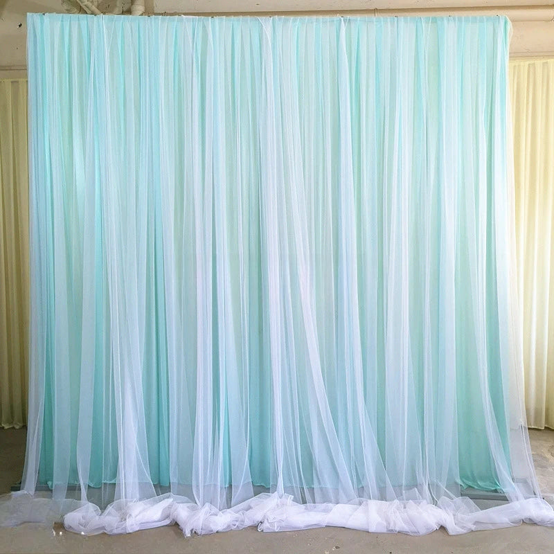 Backdrop Curtains for Parties, Sheer Backdrop Curtain Wedding Photo Backdrop Drapes for Baby Shower Photography Birthday Party