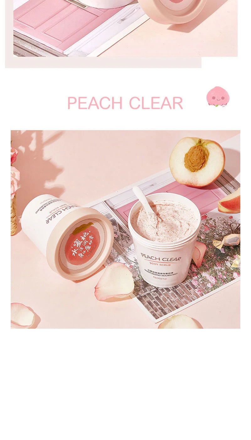 Fatini -Niacinamide Exfoliating Body Scrub Smooth Skin Natural Moisturizing Deep Cleansing,Brightening,Exfoliating Cream