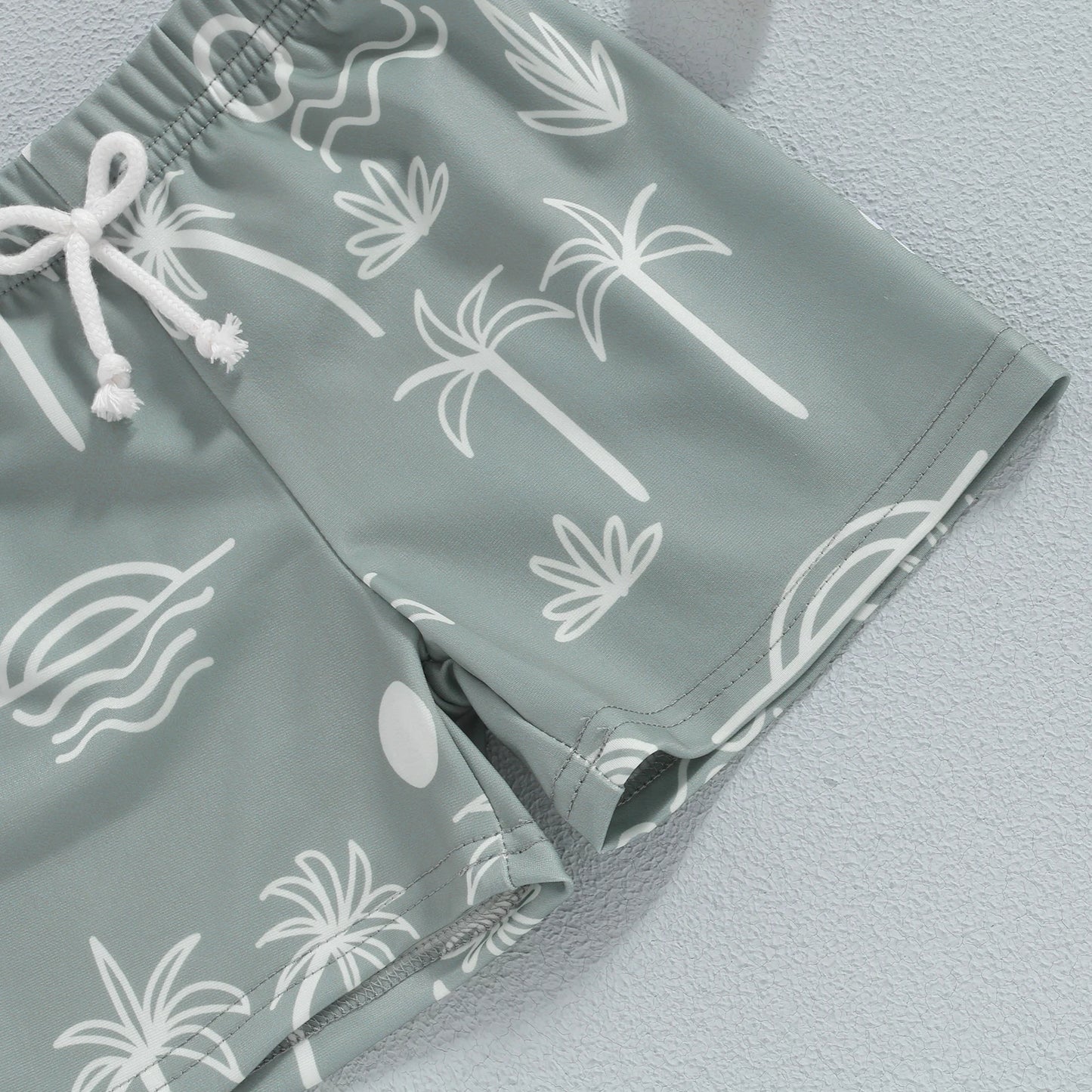 Citgeett Summer Kids Toddler Boys Swimwear Print Elastic Waist Swim Shorts Bathing Suit Swimsuit Swimwear Clothes