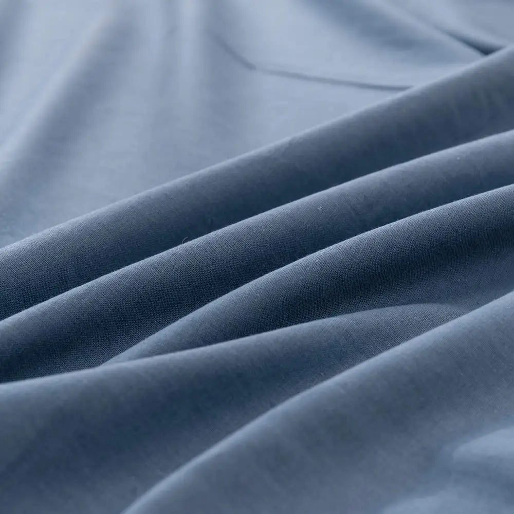 Simple&Opulence Linen Fitted Sheet (1 Piece) - 14 Inch Deep Pocket Mattress Cover Natural Flax Cotton Soft Breathable Bedding