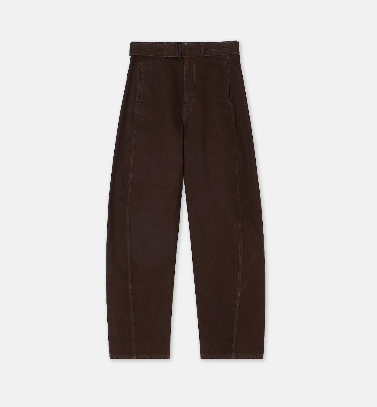 "Shadow Dance" Washed jeans women's design slim scimitar pants-3