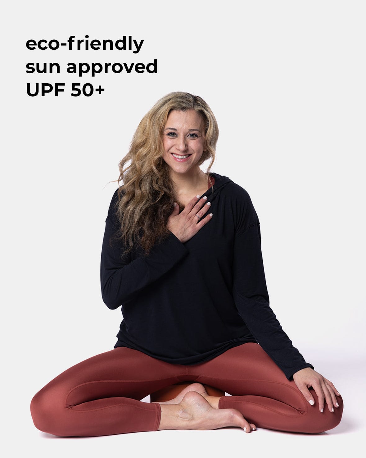 Hello Sunshine UPF Hoodie – Booya Black-2