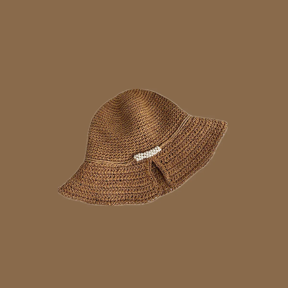 Korean Handmade Straw Hat For Women, Japanese Small fresh Sunshade Hat For Spring And Summer Outings, Sunscreen Hat