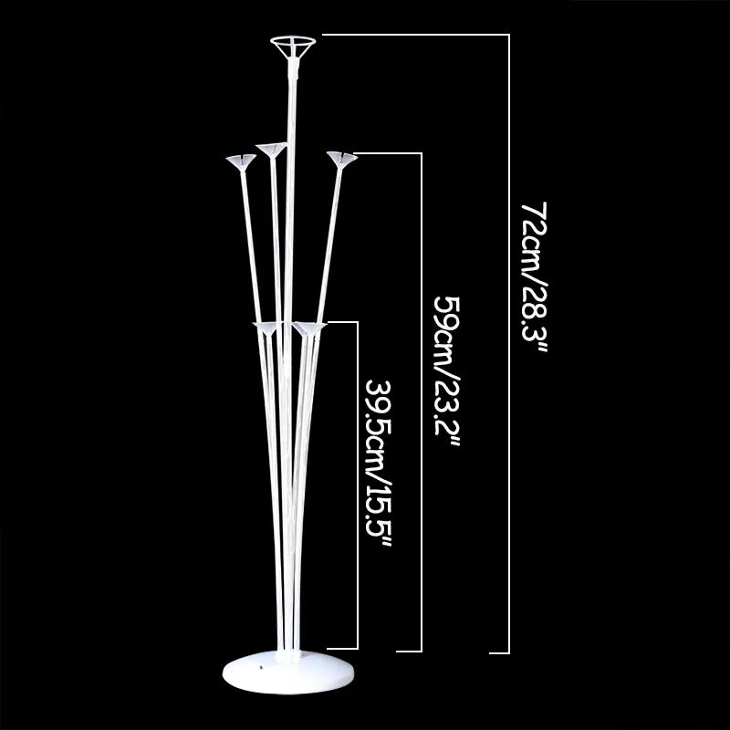 1/2Set Ballon Stand Ballon Column With Glow Lights String For Wedding Supplies Adult Kids Birthday Party Decoration Baby Shower