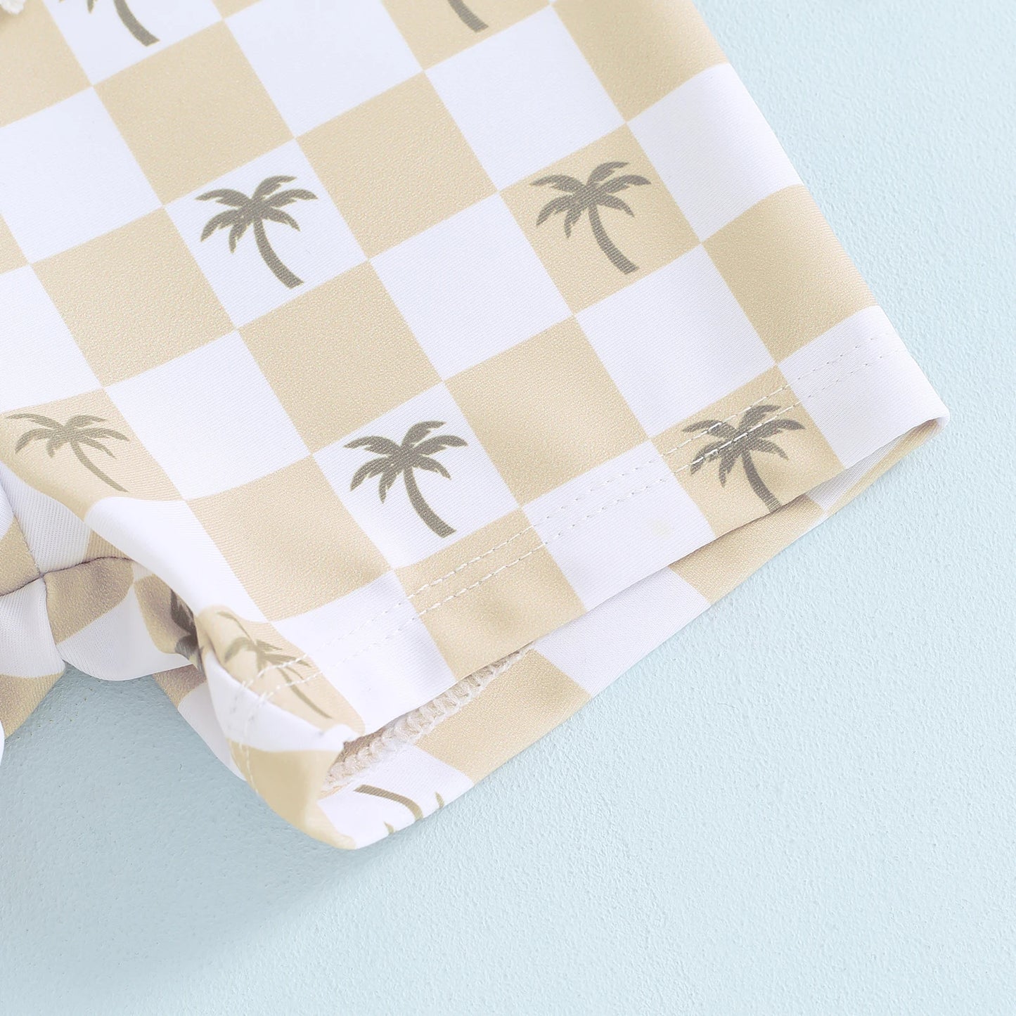 Summer Toddler Boys Swim Trunks Bathing Suit Dinosaur/Plaid/Turtle Print Elastic Drawstring Board Shorts Swimwear Beach Shorts