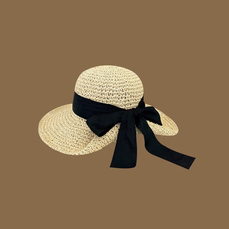Korean Handmade Straw Hat For Women, Japanese Small fresh Sunshade Hat For Spring And Summer Outings, Sunscreen Hat