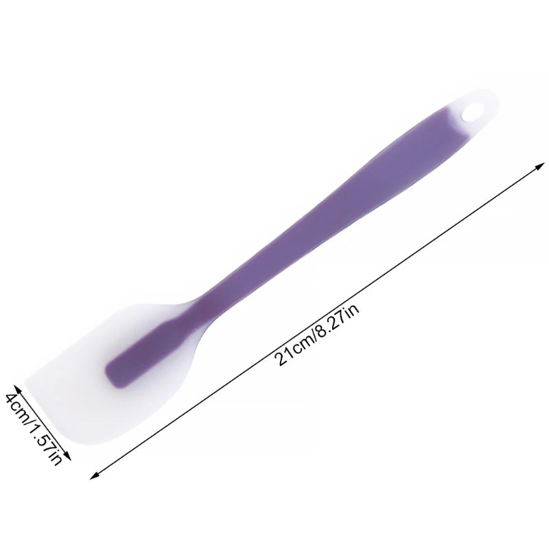 Baking tools spatula Translucent Mini Silicone spatula Baking Spatula cream Heat-Resistant Kitchen Utensils scraper Decorator