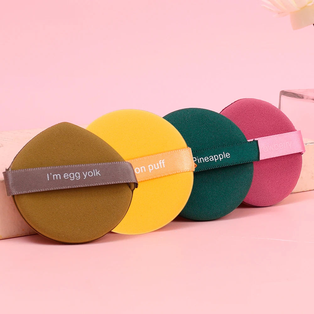 20pcs Strawberry Cosmetic Sponge Puff Double Side Soft Beauty Makeup Air Cushion Puffs Dry and Wet Use BB Cream Cosmetics Tools