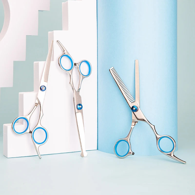 3 Styles Barber Scissors Hairdressing Tool for Cutting Hair Stainless Steel Barbershop Accessories Home Salon Haircut Tools