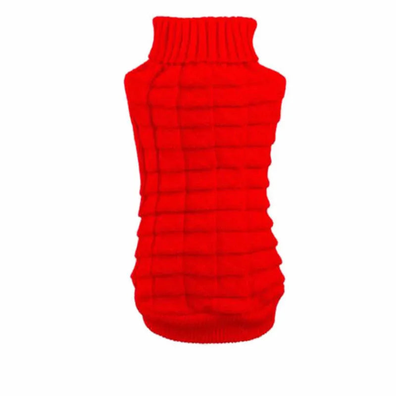 Warm Knit Dog Sweater for Winter Outdoor Use-5