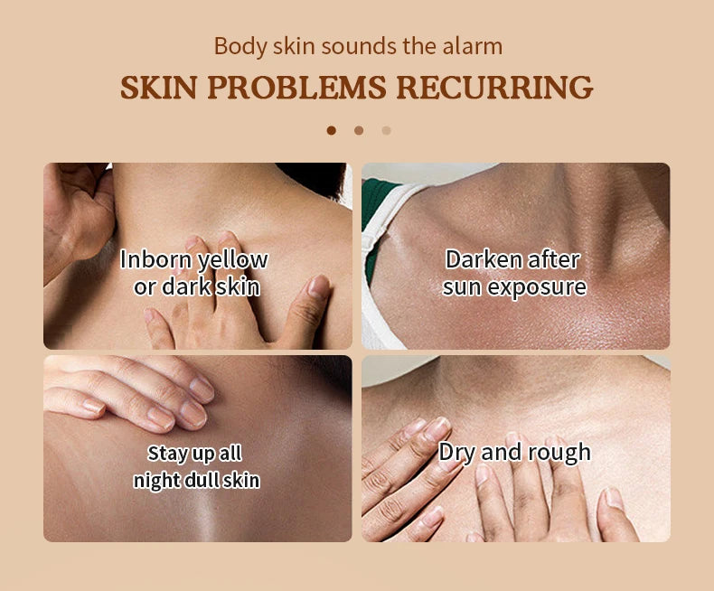 LIYALAN Brown Sugar Body Scrub Smooth Skin Exfoliating Deep Cleaning Softens Cuticles Moisturizing Whitening SPA Organic Sugar