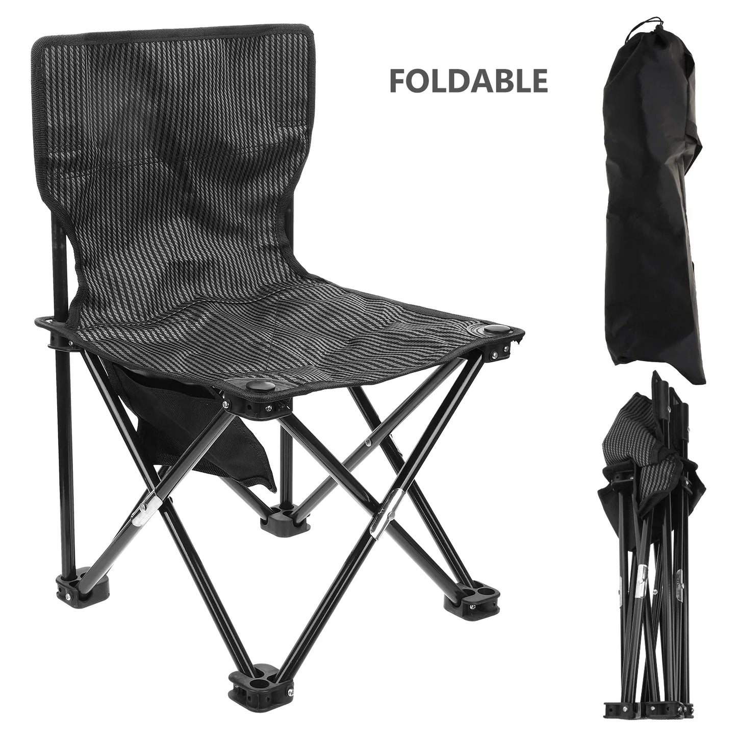 Portable Folding Camping Chair with Carry Bag-2