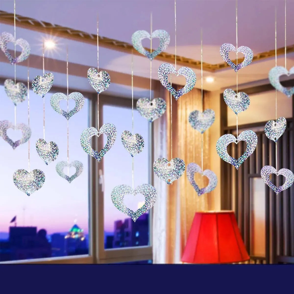 100pcs Wedding Birthday Party Decoration Decoration Balloon Rain Silk Sequin Pendant Wedding Supplies Wedding Room Decoration