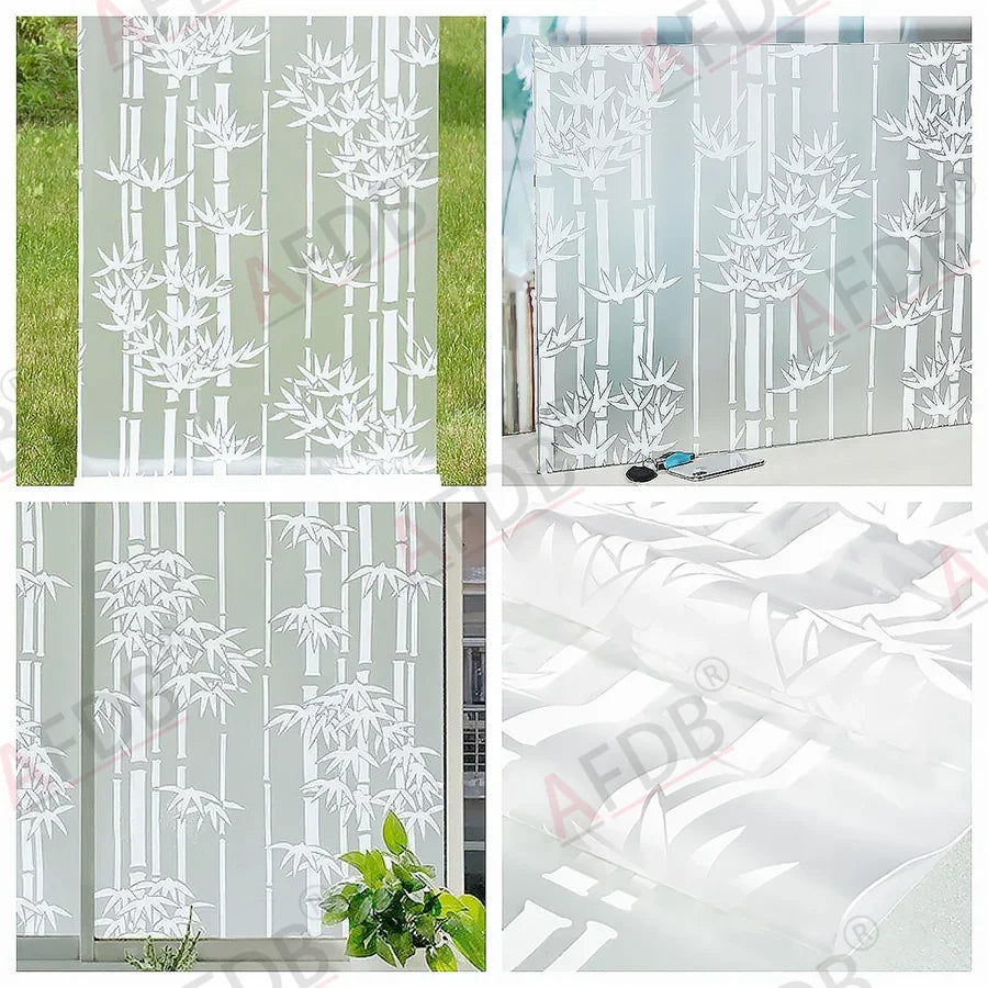 Frosted Window Film Privacy Opaque Window Stickers