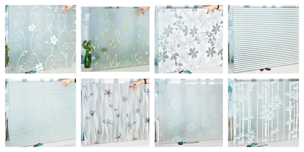 Frosted Window Film Privacy Opaque Window Stickers