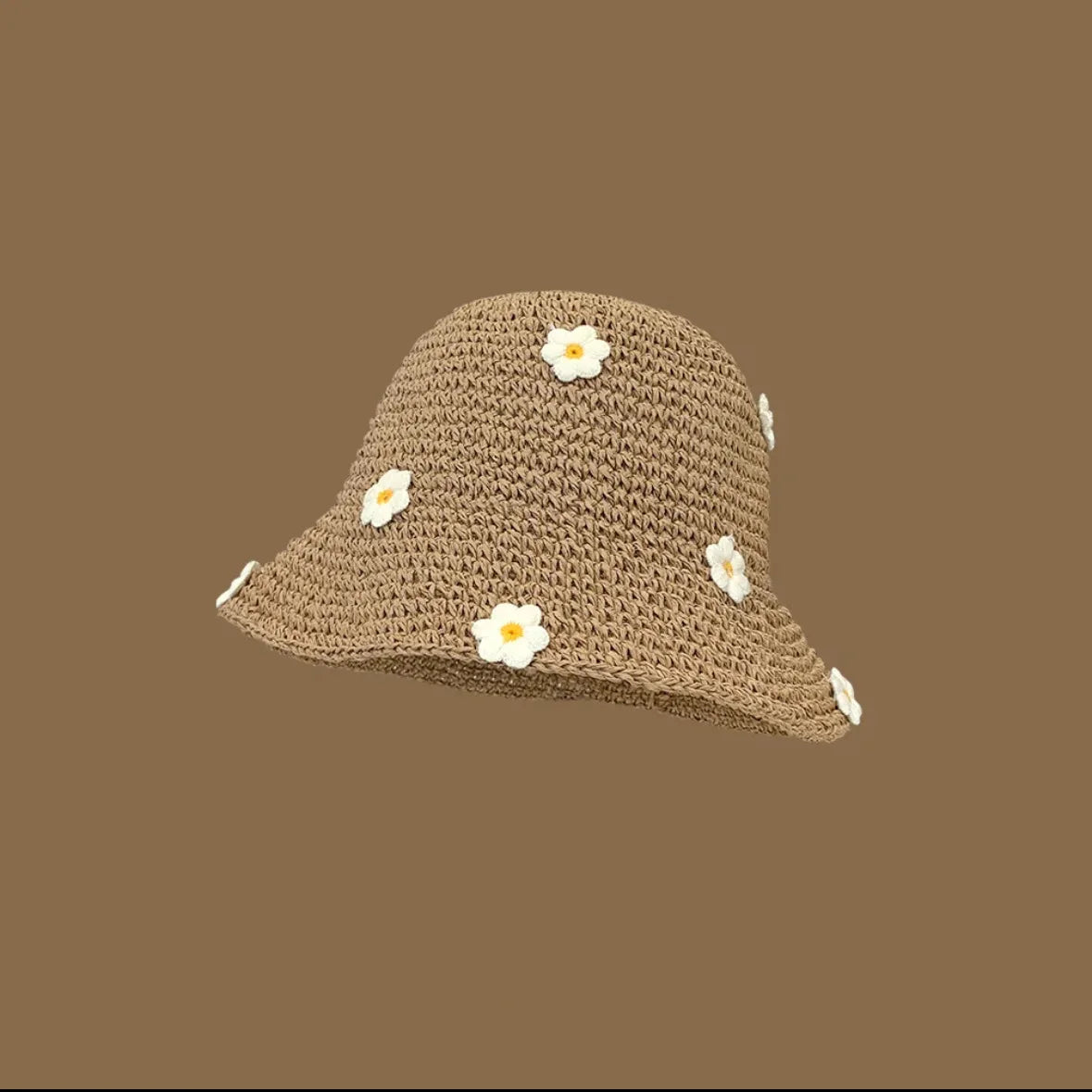 Korean Handmade Straw Hat For Women, Japanese Small fresh Sunshade Hat For Spring And Summer Outings, Sunscreen Hat