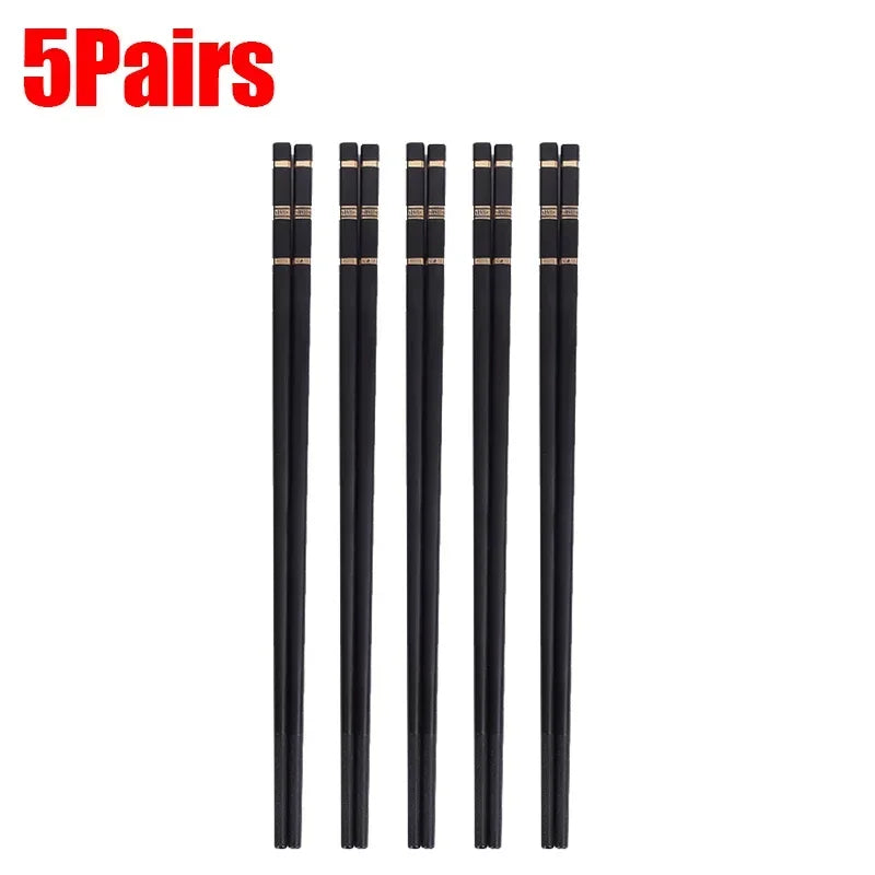 10/2PCS Reusable Sushi Chinese Chopsticks Korean Chopsticks Non-slip Chop Sticks Kitchen Dining Tableware Cutlery Set Accessorie