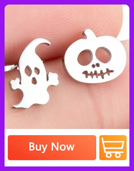 Cute Animal Deer Stud Earrings Stainless Steel Small Snowflake Earring for Women Christmas Jewelry pendientes Gifts