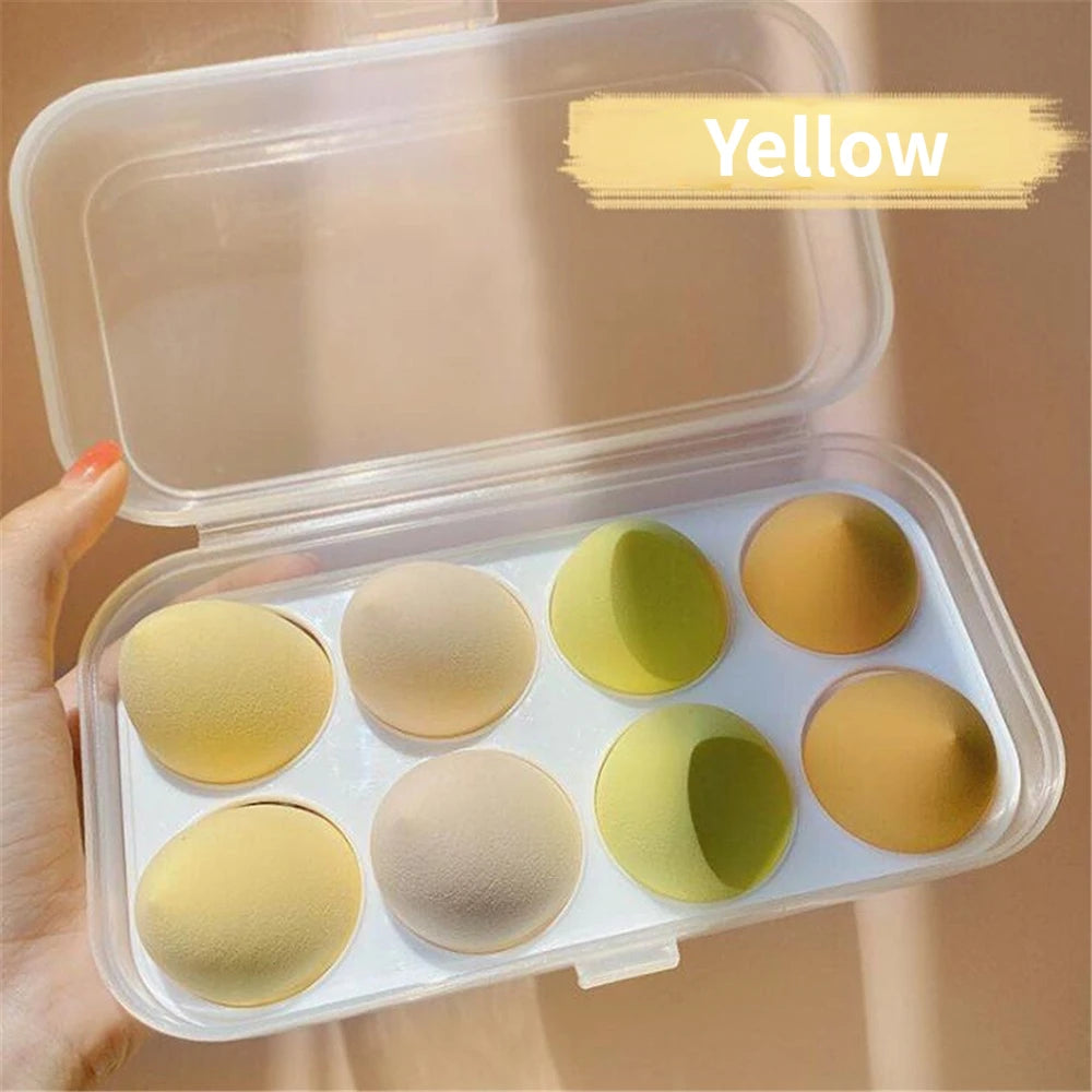 4pcs/bag Fashion Make up Blender Cosmetic Puff Makeup Sponge Foundation Powder Sponge Beauty Tool Makeup Tool Accessories