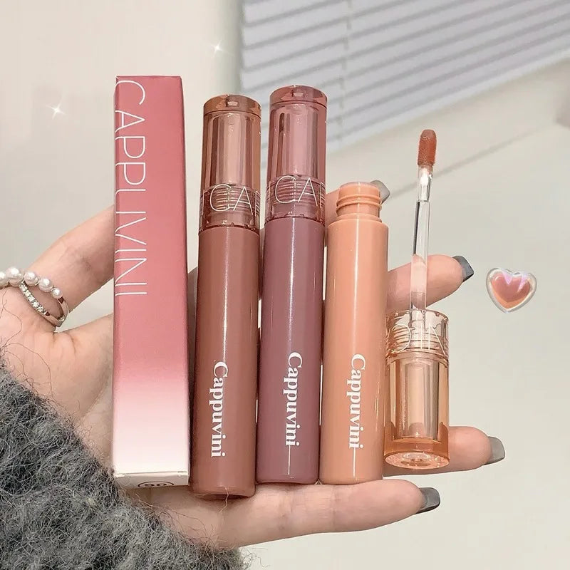 Soft Candy Jelly Mirror Lip Glaze Water Gloss Juice Lip Gloss Long Lasting Moisturizer Water Light Lipstick Waterproof Cosmetics