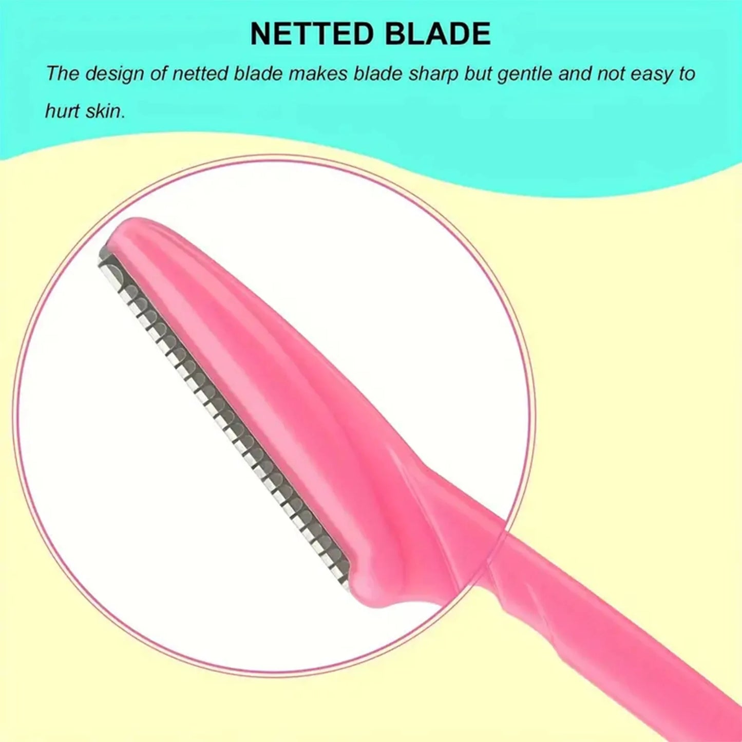 40Pcs Eyebrow Trimmer Makeup Beauty Tools Safe Eye Brow Razor Face Body Hair Removal Shaver Blades Woman Eyebrows Shaping Knife