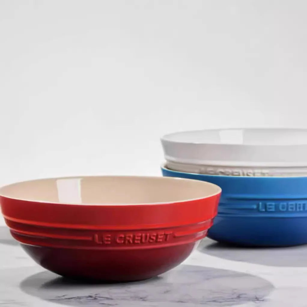 French Cool Rainbow 12cm 15cm 20 Bowl Set Ceramic Stoneware Rice Bowl Kitchen Household Utensils 6-Piece Set High-End Gift