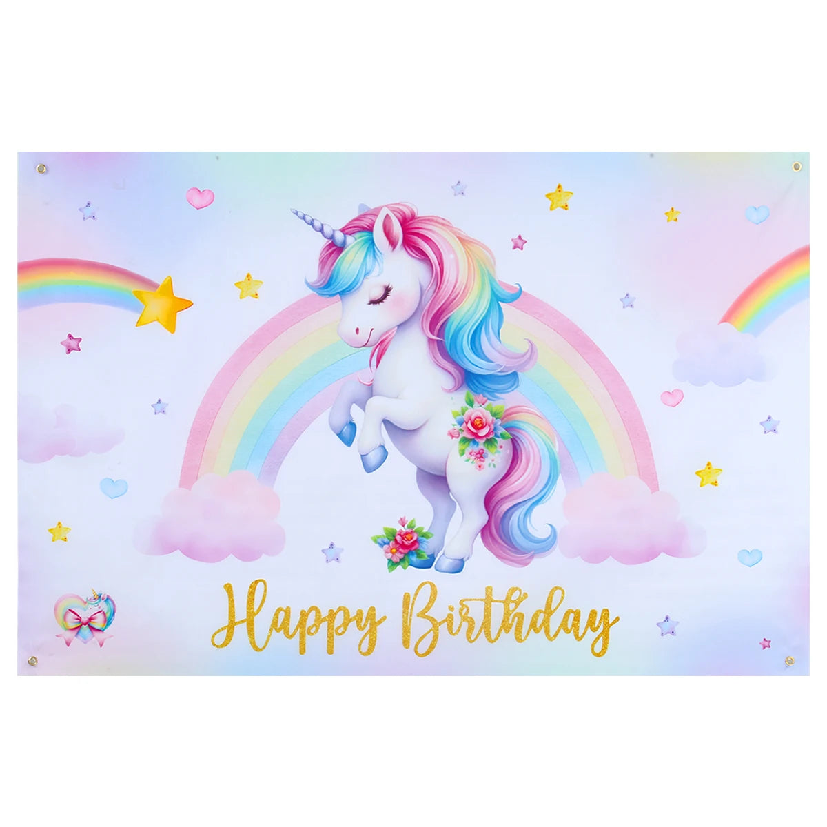 Unicorn Decor Backdrop Baby Shower Photography Background Birthday Party Decor Kids Girl Wedding Birthday Party Photo Booth Prop