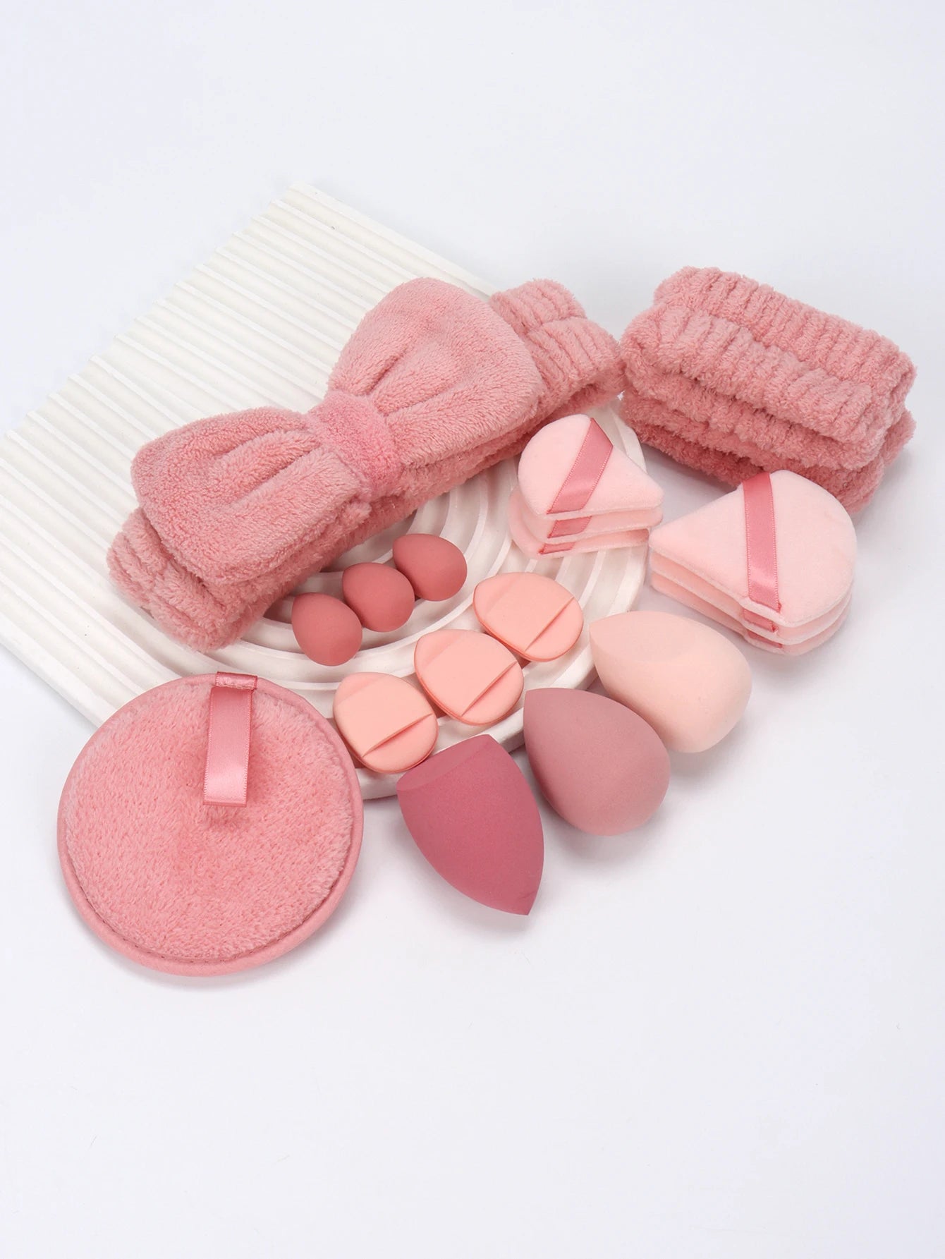 Mountain Raspberry 15-16-19-20 Pieces Set, Multi-Functional Makeup Tool, Which Becomes Larger When Exposed to Water, Dry and Wet