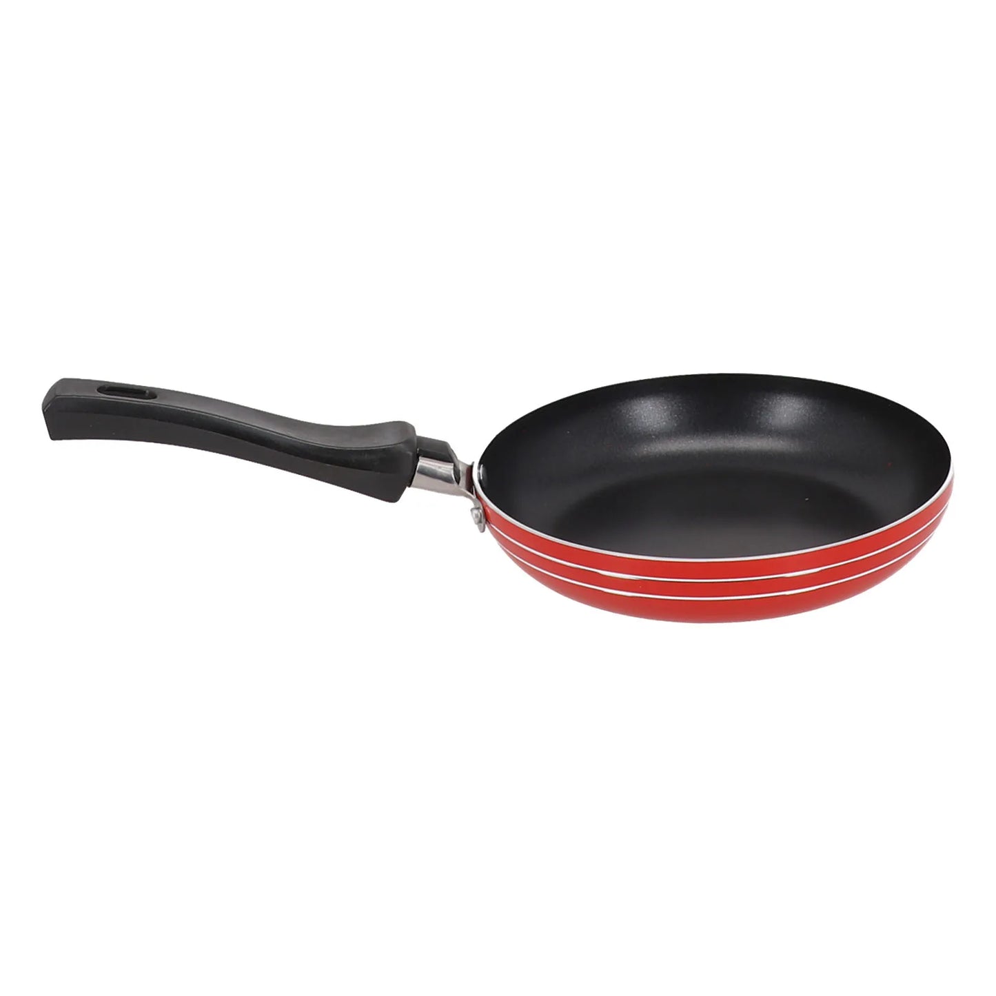 1 Pcs Frying Pan 18CM Frying Pan Non-Stick Steel Frypan Pot Saucepan Random Color For Cookware Kitchen Dining Bar