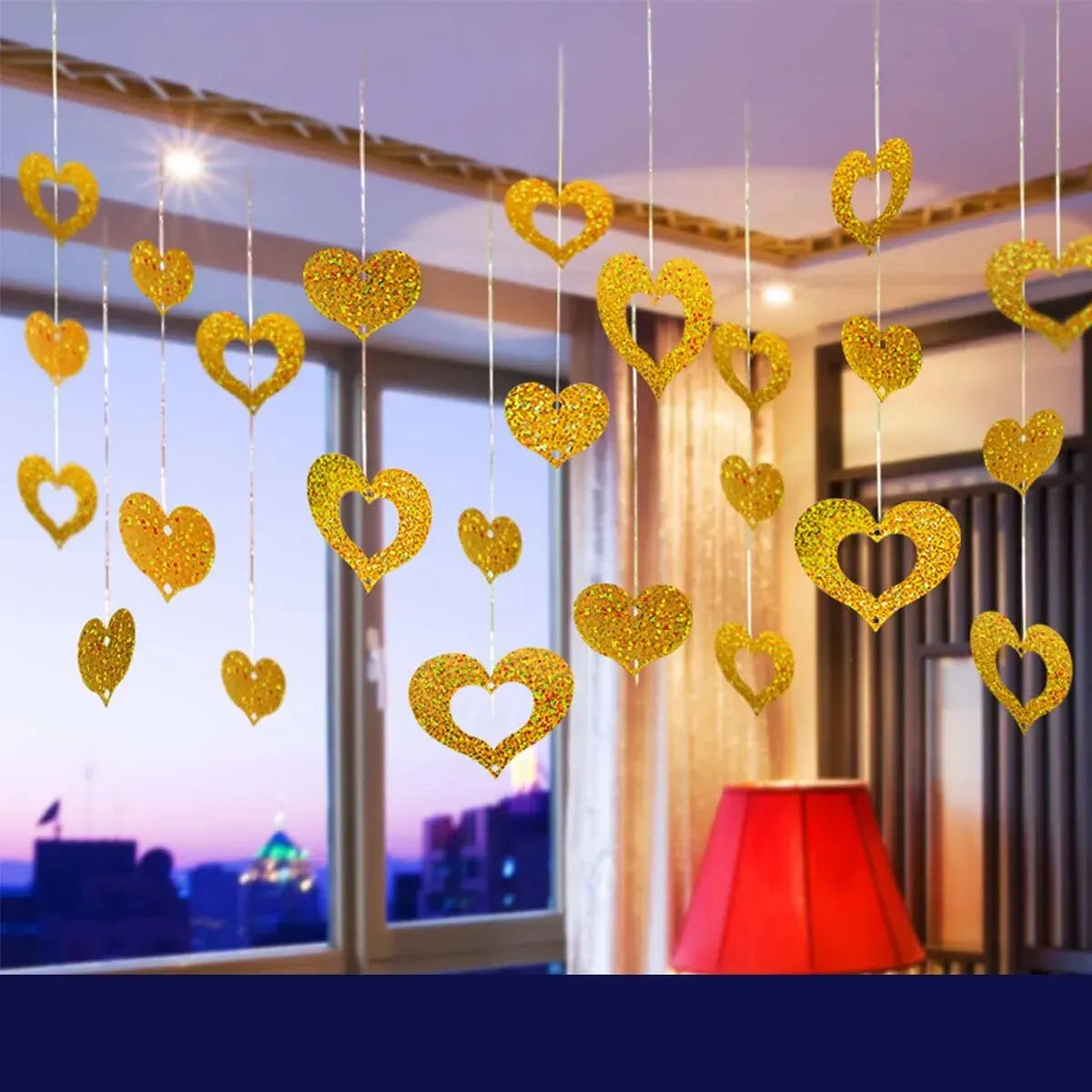 100pcs Wedding Birthday Party Decoration Decoration Balloon Rain Silk Sequin Pendant Wedding Supplies Wedding Room Decoration