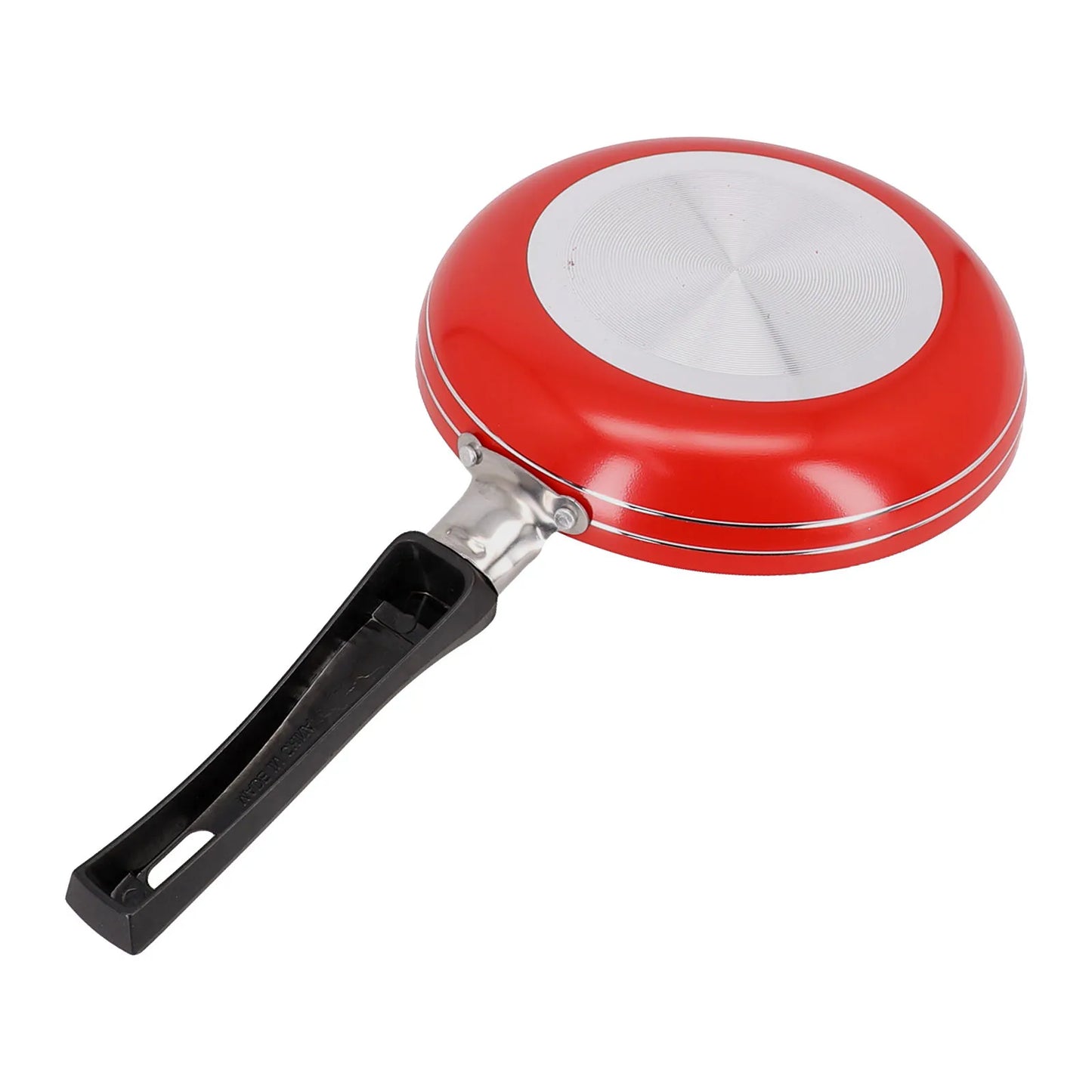 1 Pcs Frying Pan 18CM Frying Pan Non-Stick Steel Frypan Pot Saucepan Random Color For Cookware Kitchen Dining Bar