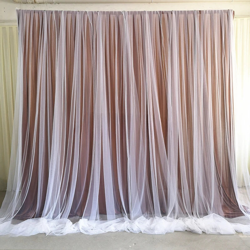 Backdrop Curtains for Parties, Sheer Backdrop Curtain Wedding Photo Backdrop Drapes for Baby Shower Photography Birthday Party
