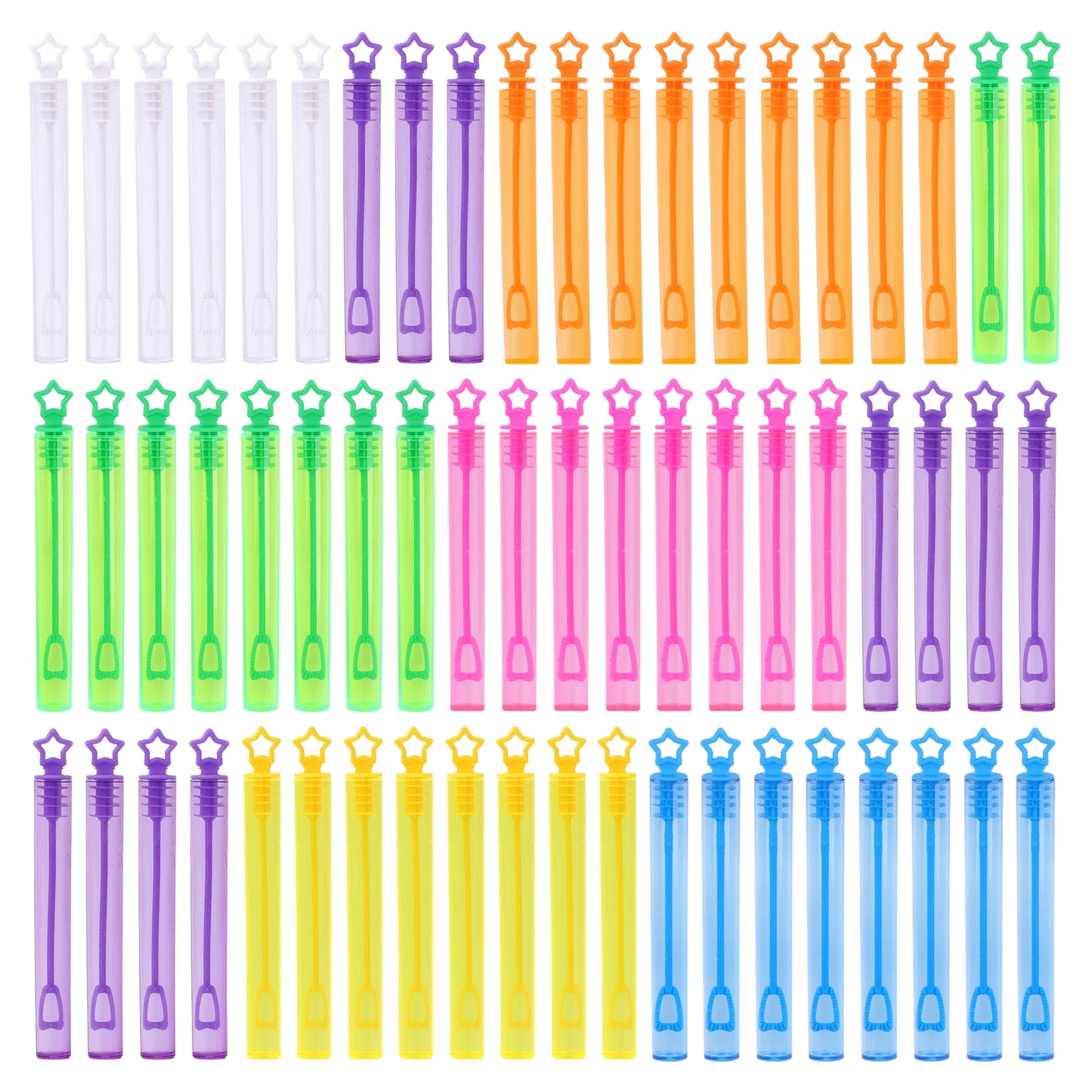 10-100pcs Colorful Bubble Soap Bottle Heart Wand Empty Tube Kids Birthday Party Favors Pinata Filler Toy Wedding Gifts for Guest