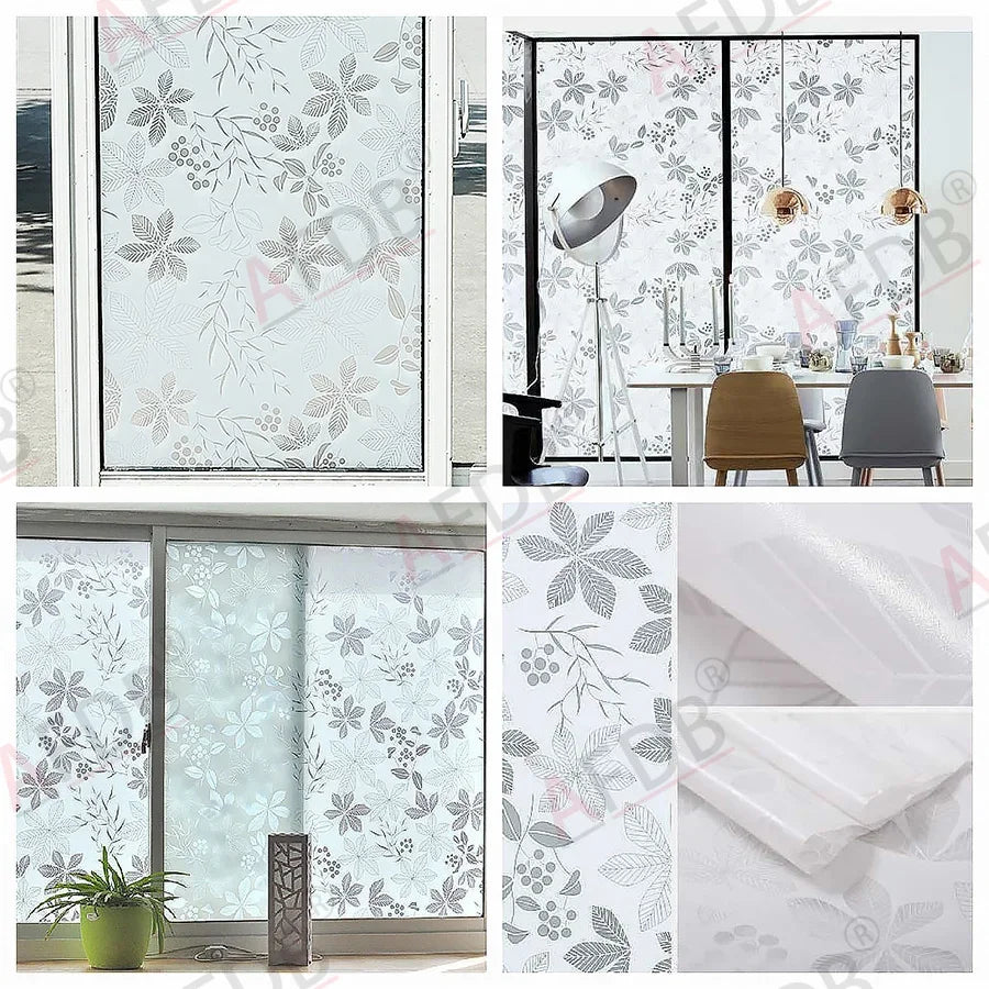 Frosted Window Film Privacy Opaque Window Stickers