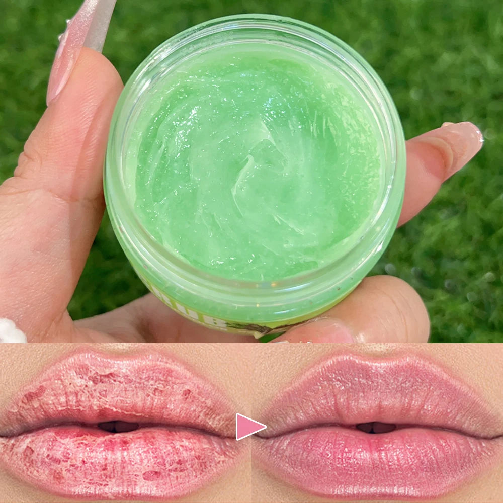 Dual Effect Lips Scrub Mask Fruit Flavor Lip Scrub Moisturizing Nourishing Exfoliating Dead Skin Makeup Reduce Lips Fine Lines