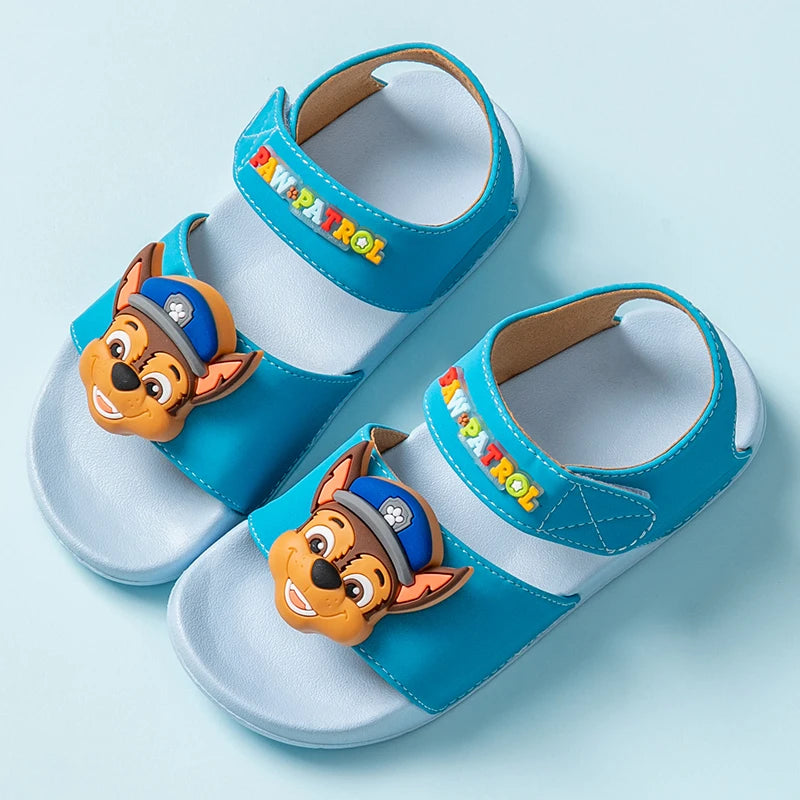 PAW PATROL genuine boys and girls sandals summer new children's beach shoes non-slip soft sole light sandals